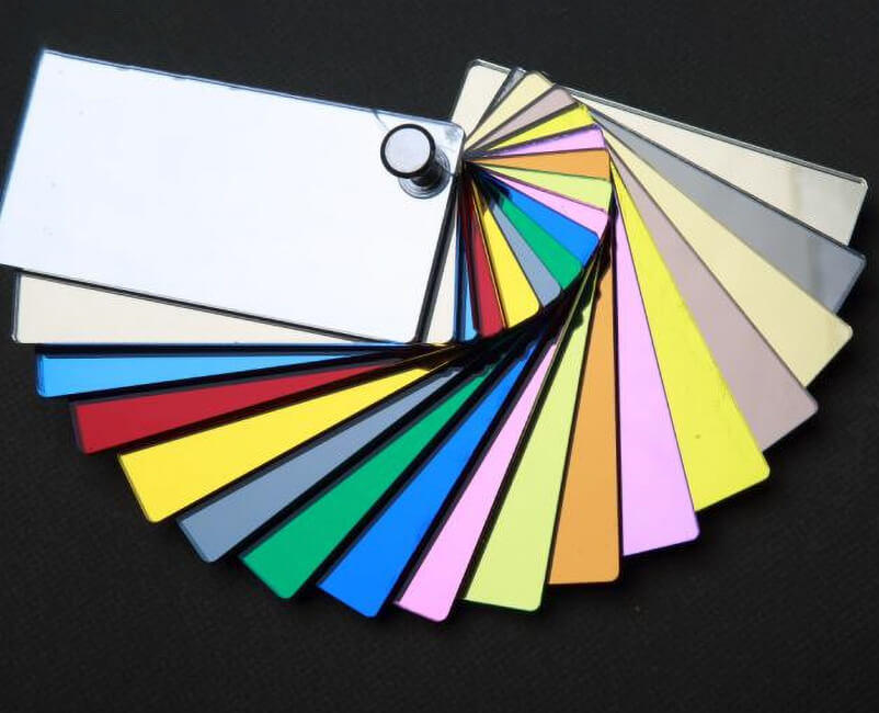 Lembar Cermin Akrilik Multi-Warna